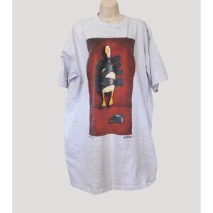 Will Bullas Duck Tape Nightshirt Vintage 90s One Size Fits Most Gray Heartland